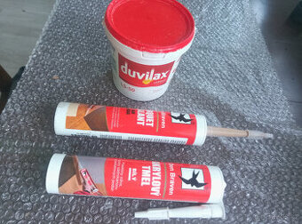 Tmel Akryl bily + Tmel Parketovy buk + Duvilax 1kg