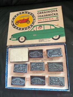 Retro Obrázková tiskárnička Autička