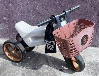 Odrážedlo funny wheels supersport bílohnědé