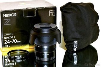 Nikon Z 24-70mm F/4 S + UV filtr Kenko Bez známek použití