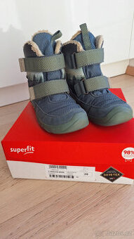 Dětská zimní barefootová obuv Superfit 1-006039-8000 vel.28