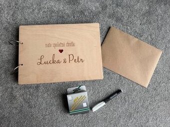 Dřevěné fotoalbum - Pro zamilované