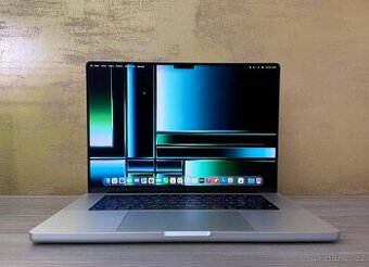 MacBook Pro 16" 2021 M1 Pro 16GB 512GB stříbrný CZ