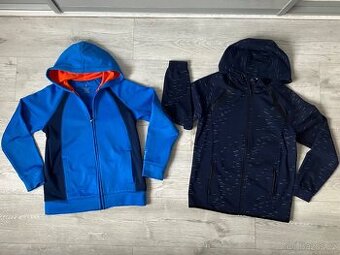 Set jarní/podzimní mikina vel.140-146, 2ks