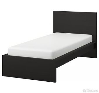 Ikea malm postel 90 200 cerna - 1