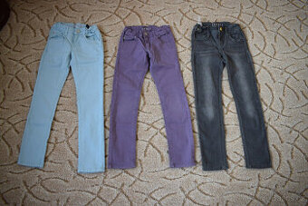 3x kalhoty Esprit vel. 128