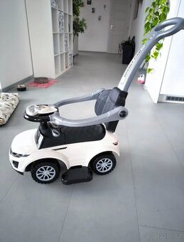 Nové dětské odrážedlo 3v1 Range Rover - bílé