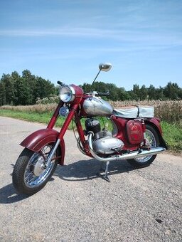 Původní jawa kývačka 250/353 1957 po kompletní renovaci