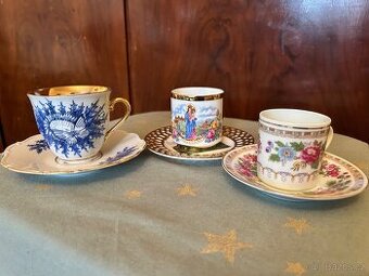 Porcelán, skleněné mísy, obraz, keramika a jiné