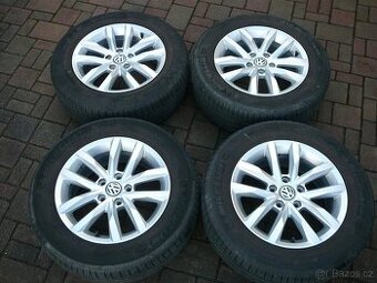 16" orig VW ALU KOLA 5x112 6,5Jx16H2 ET41 + PNEU 215/60/16