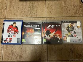 Prodam PS3, 2 ovladače a 4 hry