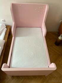 Dětská rostoucí postel IKEA BUSUNGE s rošty i matracemi