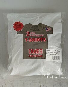 3ks pánských triček Duke Tactical pískové nové XL