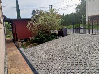 Výstavby plotu, pokládky zámkové dlažby - 1