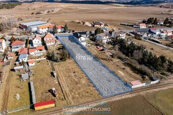Prodej stavebního pozemku 1976m2, všechny IS, k.ú. Pavlice u