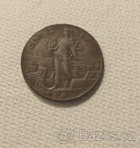 Mince 2 centesimi 1915r.