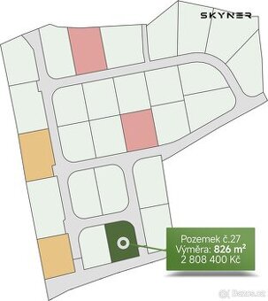 Prodej pozemky pro bydlení, 826 m2 - Krupka - Unčín