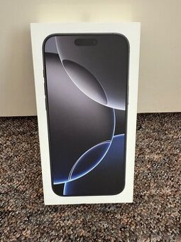 Apple iPhone 16 Pro Max 256gb Black. 100% baterie, zaruka.