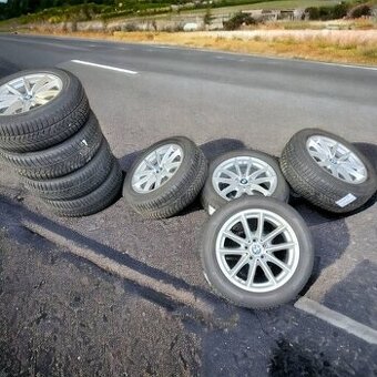 zimní R17" alu kola 5x112 7,5jx17 et27 pneu 80%