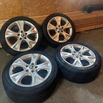 ALU Kola ŠKODA 5x112 R17 PALLAS Letní Pneu 225/45/17