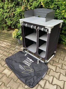 Kempingová skládací kuchyňka s úložnými prostory Brunner