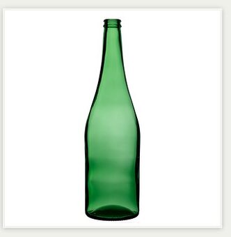 Skleněná láhev Perlwein 0,75l - zelená