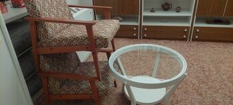 Vintage křesla a stůl