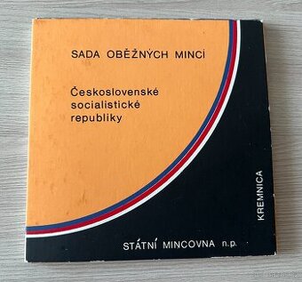 Vzácná - Sada oběžných mincí 1986 R