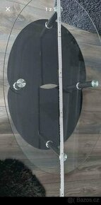 Konferenční stolek skleněný