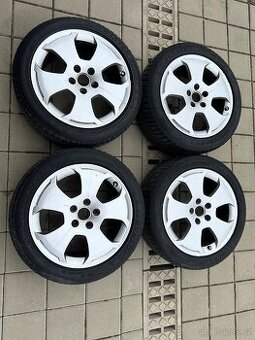 Alu 5x112 Audi R17, zimní sada pneu 215/50/17