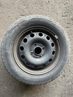 Plechy 4x108 R14 + zimní pneu