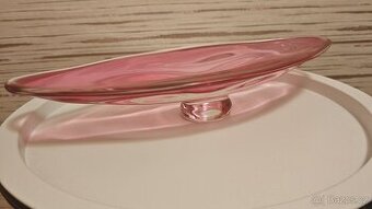 Mísa z hutního skla J. M. Hospodka