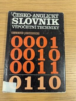 Česko-anglický slovník výpočetní techniky.
