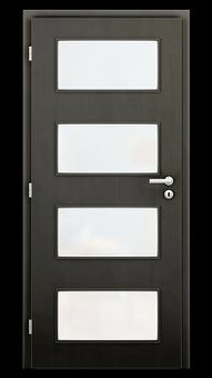 Dveře prosklené dekor Wenge -80P -nové