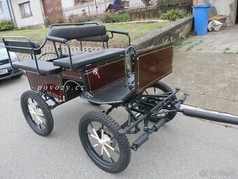 Vagoneta, bryčka, kočár, koňský povoz za středně velké koně