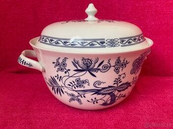 Henriette - porcelanova terina vzor Cibulak