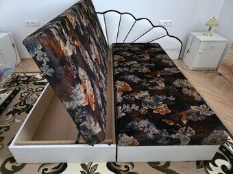 Manželská postel s úložným prostorem - 1