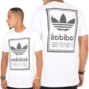 ADIDAS LOGO PÁNSKÉ BAVLNĚNÉ TRIKO L