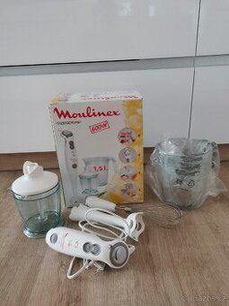 Moulinex 600W tyčový mixér – kompletní, top stav