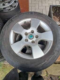 ALU kola Škoda + letní pneu 195/65 R15