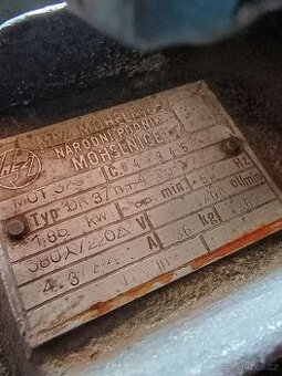 Elektromotor MEZ Mohelnice 380V typ OR37n