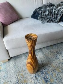 Dřevěná váza 51cm - 1