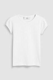 NEXT Bílé tričko s balónkovými rukávy vel: 164 - 1