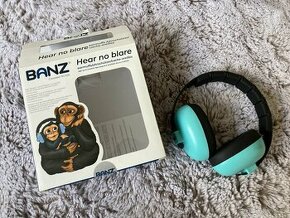Baby Banz Dětská ochranná sluchátka tyrkysová Baby 3m+
