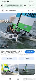 Katamarán Hobie cat 16