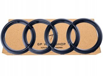Emblém přední Audi 273×94mm černý - NOVÝ