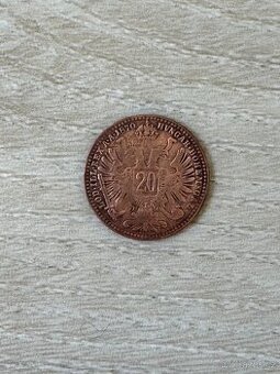 20 krejcar 1870