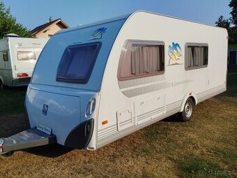 KNAUS 550FSK pro 6. Pevné palandy. R 2007. Stan. 100km/h