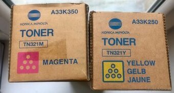 Originál tonery Konica Minolta TN-321M, TN-321Y - 1