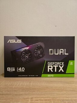 ASUS GeForce DUAL RTX 3070 O8G - REZERVOVÁNO